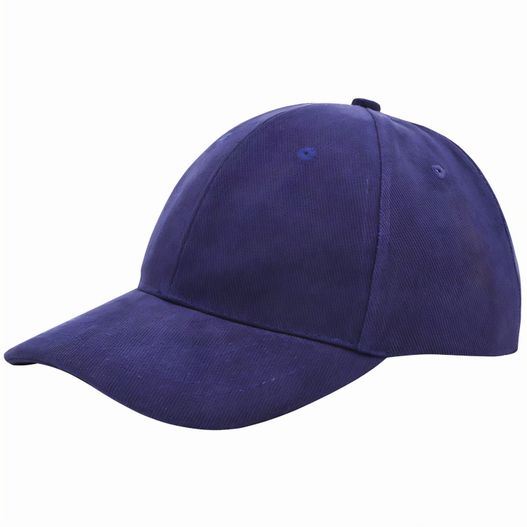 eine blaue baseballkappe mit weißem hintergrund Heavy Brushed Cap (Bild 1)