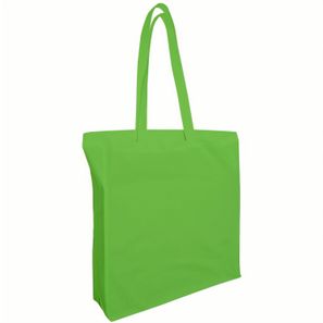 Baumwolltaschen mit langen Henkeln und Bodenfalte, 115 gr/m²