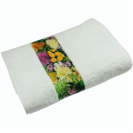 Sophie Muval Badetuch mit Sublimation Bordüre, 100x50 cm, 400 gr/m²