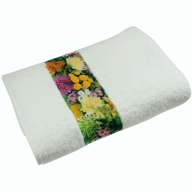 Produktabbildung Sophie Muval Handtuch mit Sublimation Band. 100x50 cm. 400 gr/m² Sophie Muval Handtuch mit Sublimation Band. 100x50 cm. 400 gr/m²