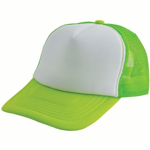 ein weißer und grüner hut mit einem grünen netzrücken Original Trucker Cap (Bild 1)