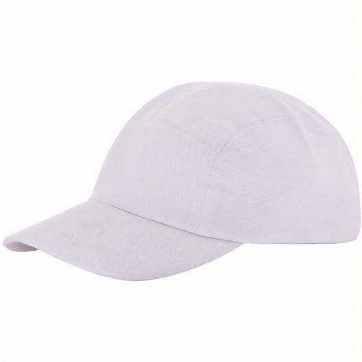 eine weiße baseballkappe mit einem gekrümmten peak Kids Brushed Promo Cap (Bild 1)