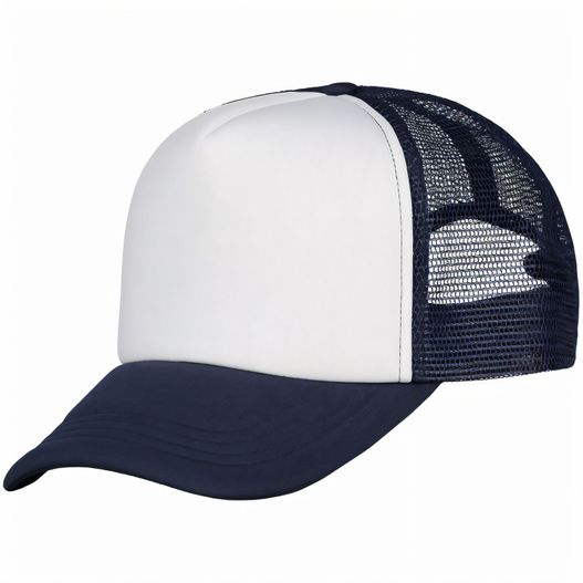 ein weißer und blauer hut mit einem hai darauf Trucker Cap Deluxe - Retail (Bild 1)