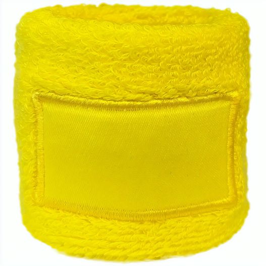 Frottier Armschweißband mit Label (Bild 1)