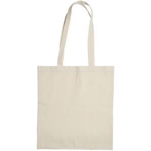 Baumwolltasche mit langen Henkeln. 140 gr/m²