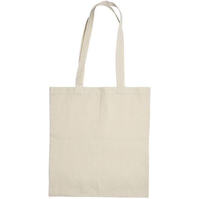 Baumwolltasche mit langen Henkeln. 140 gr/m²