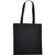 eine schwarze tasche mit einem schwarzen griff Baumwolltasche mit langen Henkeln, 115 gr/m² (Bild 1)