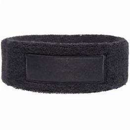 Frottier Stirnband mit Label