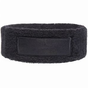Frottier Stirnband mit Label