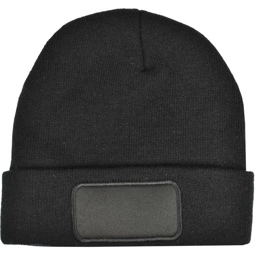 Strickmütze mit Label 100% rPET (Bild 1)