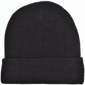 Strickmütze in Waffeloptik