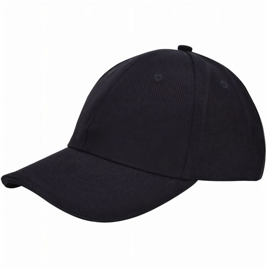 eine schwarze baseballkappe mit einem weißen logo auf der vorderseite Canvas Sandwich Cap (Bild 1)