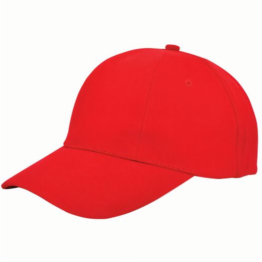 eine rote baseballkappe mit niedrigem profil Turned Brushed Cap (Bild 1)