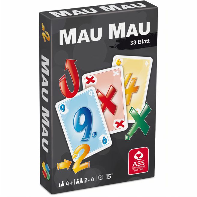 MauMau 33 Blatt, Faltschachtel
