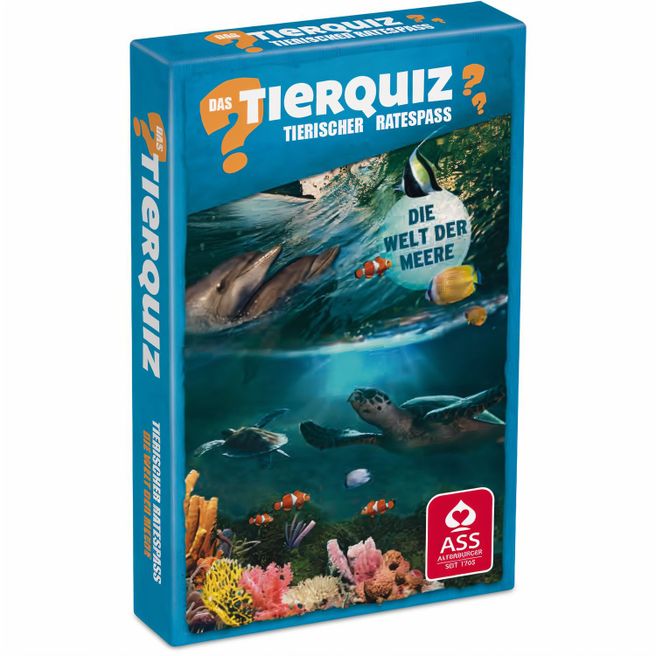 Quiz "Tierspiele" - Die Welt der Meere, in Faltschachtel