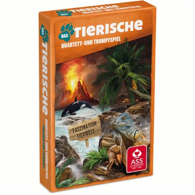 Quartett "Tierspiele" - Faszination Tierwelt, in Faltschachtel