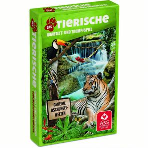 Quartett "Tierspiele", in Faltschachtel