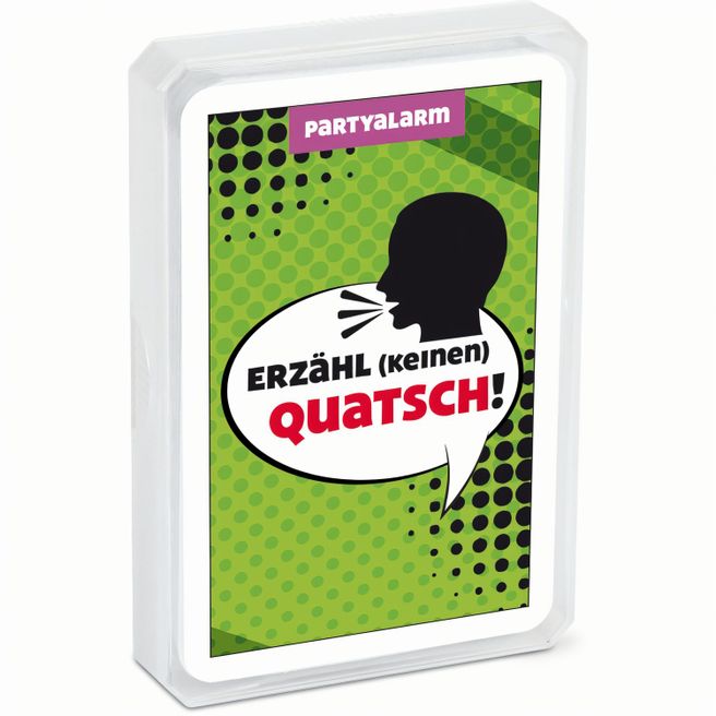 Partyspiel - Erzähl kein Quatsch, im Kunststoffetui