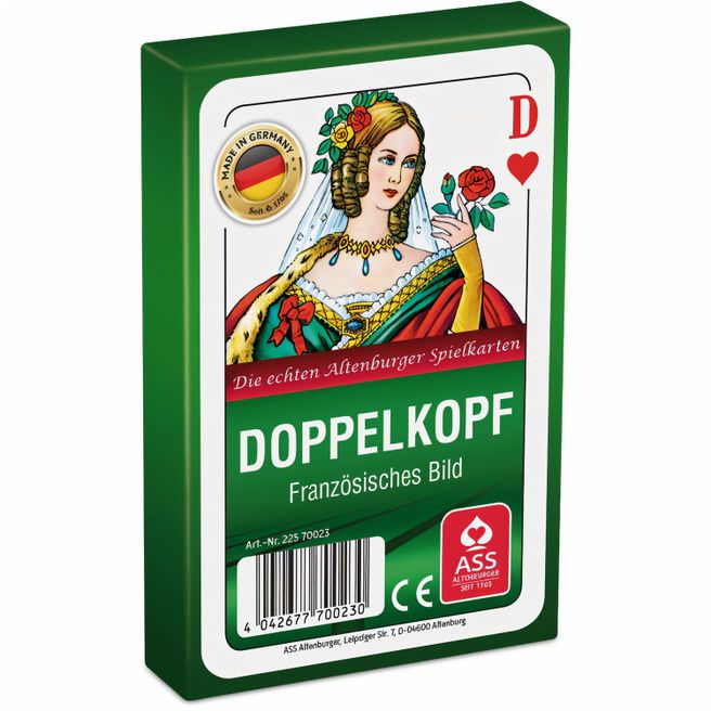 Doppelkopf frz. Bild, 55 Blatt, in Faltschachtel