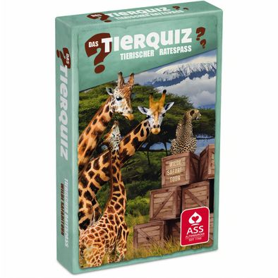 Quiz "Tierspiele" - Wilde Safari - Tour, in Faltschachtel