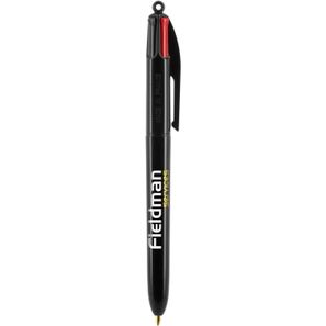 BIC® 4 Colours Kugelschreiber + Lanyard Siebdruck
