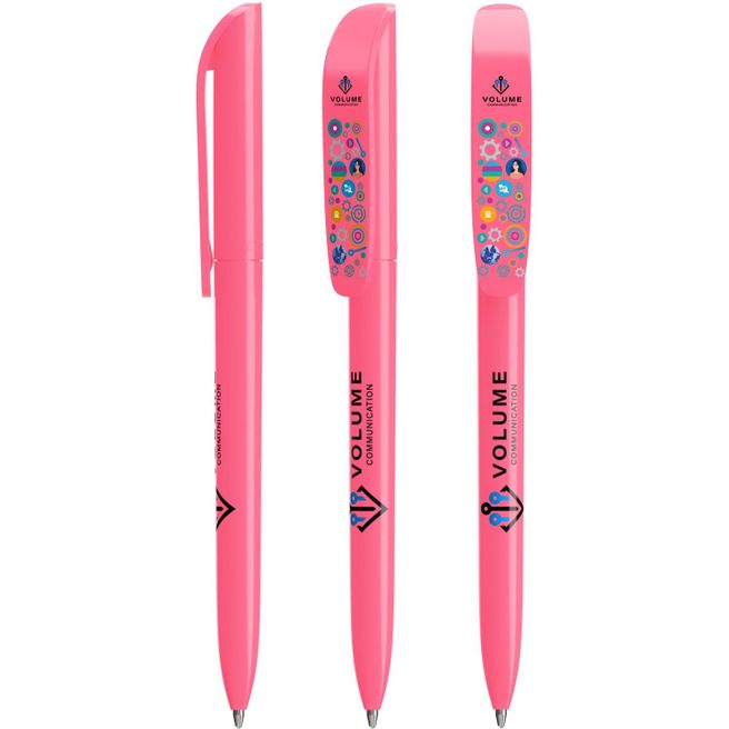 BIC® Super Clip Kugelschreiber Siebdruck