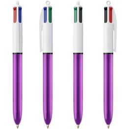 Produktabbildung BIC® 4 Colours Shine Kugelschreiber + Lanyard Siebdruck BIC® 4 Colours Shine Kugelschreiber + Lanyard Siebdruck