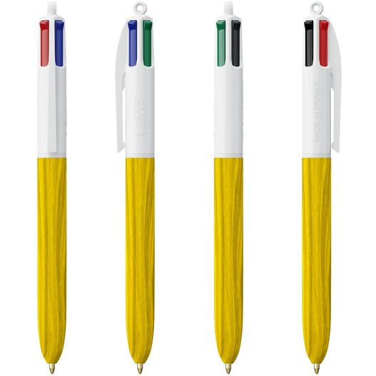 Produktabbildung BIC® 4 Colours Wood Style Siebdruck BIC® 4 Colours Wood Style Siebdruck (Bild 1)