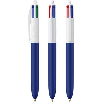 BIC® 4 Colours Soft with Lanyard Siebdruck