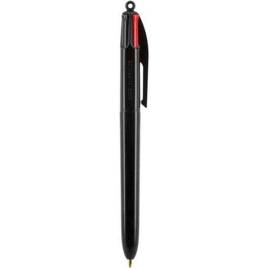 ein stift mit einer roten spitze auf einem weißen hintergrund BIC® 4 Colours Kugelschreiber Digital (Bild 1)