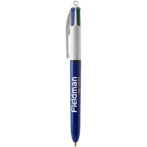 BIC® 4 Colours Kugelschreiber + Lanyard Siebdruck