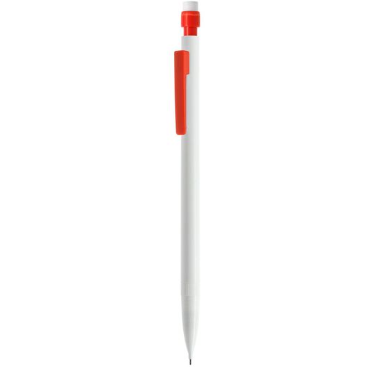 ein weißer stift mit roter spitze auf weißem hintergrund BIC® Matic® Druckbleistifit Siebdruck (Bild 1)