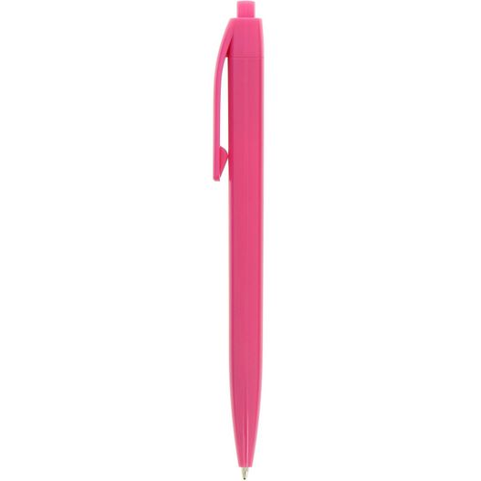 ein rosa stift mit einer schwarzen spitze auf einem weißen hintergrund BIC® Basic Kugelschreiber Siebdruck (Bild 1)