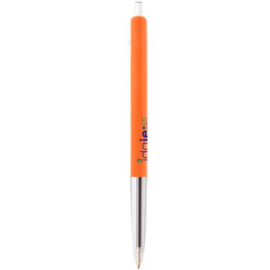 ein stift mit schwarzer spitze und orange spitze BIC® M10® Clic Siebdruck (Bild 1)