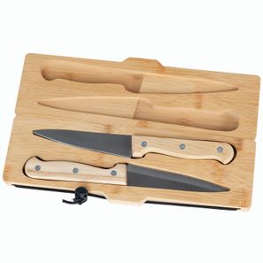 CUT Bambusbrett mit Messern