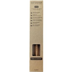 2er-Set farbige Halme + Bürste