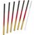 6er-Set farbige Halme + Bürste (Bild 1)