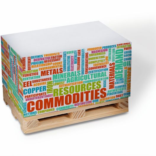 eine holzkiste mit einer wortwolke darauf Palettenquader (Bild 1)