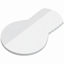 Recycling Haftnotizen powerstikkies eco formgestanzt "Glühbirne"