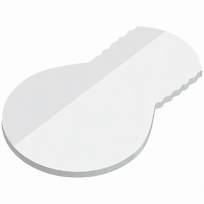 Recycling Haftnotizen powerstikkies eco formgestanzt "Glühbirne"