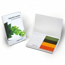 Produktabbildung Recycling Haftset 01 mit individualisierbaren Papiermarkern Recycling Haftset 01 mit individualisierbaren Papiermarkern