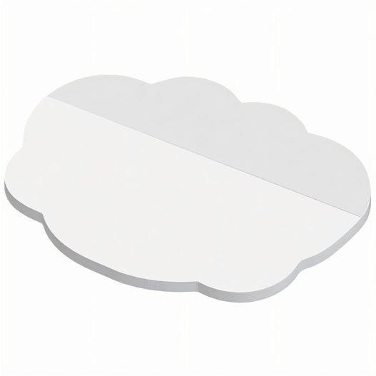 ein weißes, wolkenförmiges papier auf weißem hintergrund Haftnotizen powerstikkies formgestanzt "Wolke" (Bild 1)