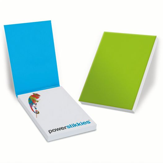 ein paar visitenkarten mit einer grünen und blauen abdeckung Haftnotizen im Kartonumschlag (Bild 1)