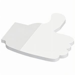 Recycling Haftnotizen powerstikkies eco formgestanzt "Daumen"