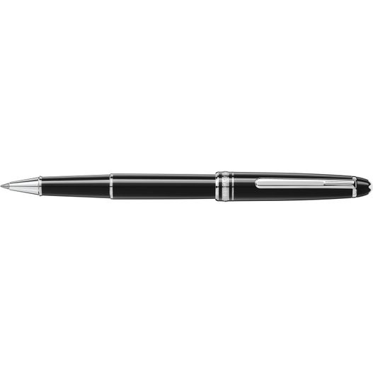 ein stift mit schwarzem körper und silberspitze Meisterstück Platinum Coated Classique Rollerball (Bild 1)