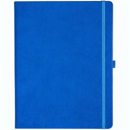 Notizbuch Style Large im Format 19x25cm, Inhalt kariert, Einband Slinky in der Farbe Azure