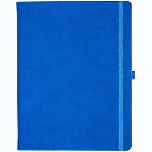 Produktabbildung Notizbuch Style Large im Format 19x25cm, Inhalt kariert, Einband Slinky in der Farbe Azure Notizbuch Style Large im Format 19x25cm, Inhalt kariert, Einband Slinky in der Farbe Azure (Bild 1)