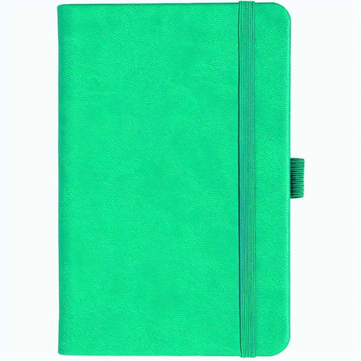 Notizbuch Style Small im Format 9x14cm, Inhalt kariert, Einband Slinky in der Farbe Turquoise (Bild 1)