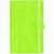 Notizbuch Style Medium im Format 13x21cm, Inhalt kariert, Einband Woody in der Farbe Lime