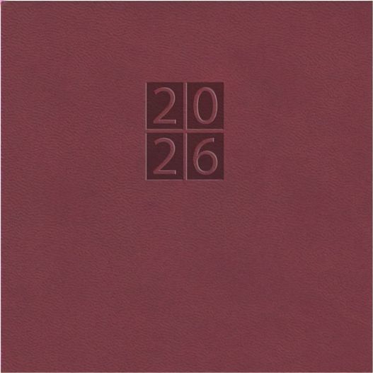 Produktabbildung Taschenkalender "Klassik" im Format 8,7 x 15,3 cm, deutsches Kalendarium Grau/Blau mit Leseband, 128 Seiten Fadenheftung, Einband Slinky bordeaux Taschenkalender "Klassik" im Format 8,7 x 15,3 cm, deutsches Kalendarium Grau/Blau mit Leseband, 128 Seiten Fadenheftung, Einband Slinky bordeaux (Bild 1)